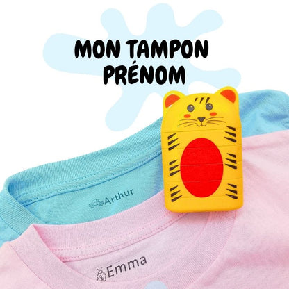 Tampon Personnalisé 5 étages Tigre - Mon Tampon Prénom